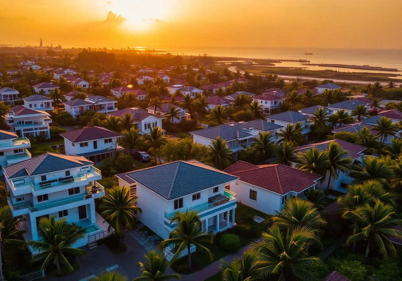 Quartier Cocody · Riviera à Abidjan — Résidentiel haut de gamme, calme et arboré